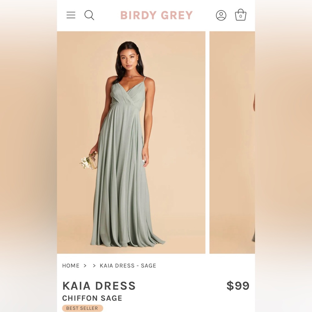 Birdy Grey Sage Green Bridesmaids Dress! Kaia